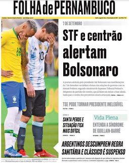 Leia o Jornal Folha de Pernambuco do dia 06.09.2021