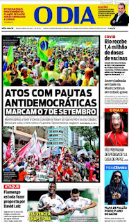 Leia o Jornal O Dia do dia 08.09.2021