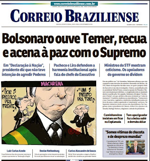 Leia o Jornal Correio Braziliense do dia 10.09.2021