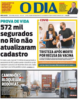 Leia o Jornal O Dia do dia 10.09.2021