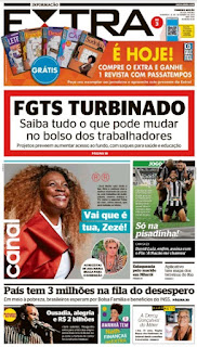 Leia o Jornal Extra do dia 12.09.2021