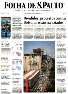Leia o Jornal Estadão do dia 13.09.2021