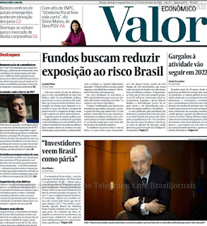 Leia o Jornal Valor Econômico do dia 13.09.2021