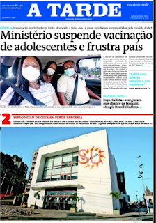 Leia o Jornal A Tarde do dia 17.09.2021