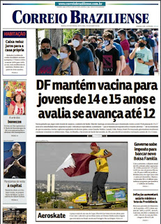 Leia o Jornal Correio Brazileinse do dia 17.09.2021