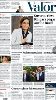 Leia o Jornal Valor econômico do dia 17.09.2021