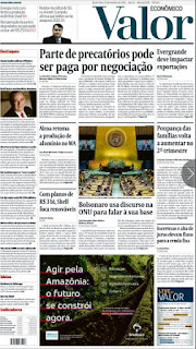 Leia o Jornal Valor Econômico do dia 22.09.2021