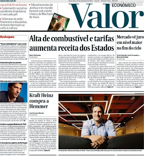 Leia o Jornal Valor Econômico do dia 24.09.2021