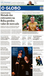 Leia o Jornal O Globo do dia 24.09.2021