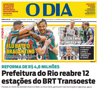 Leia o Jornal O Dia do dia 27.09.2021