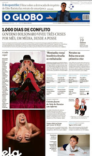 Leia o Jornal O Globo do dia 01.10.2021