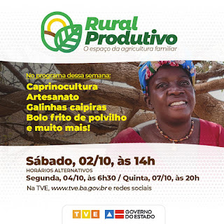 Caprinocultura, artesanato, galinhas caipiras e bolo frito de polvilho no Rural Produtivo