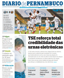 Leia o Jornal Diário de Pernambuco do dia 04.10.2021
