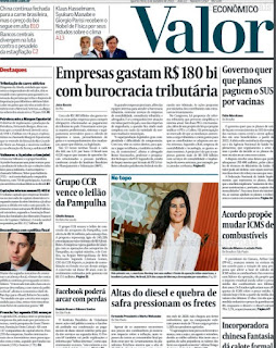 Leia o Jornal Valor Econômico do dia 06.10.2021