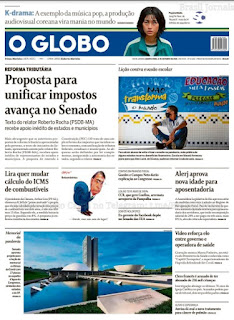 Leia o Jornal O Globo do dia 06.10.2021