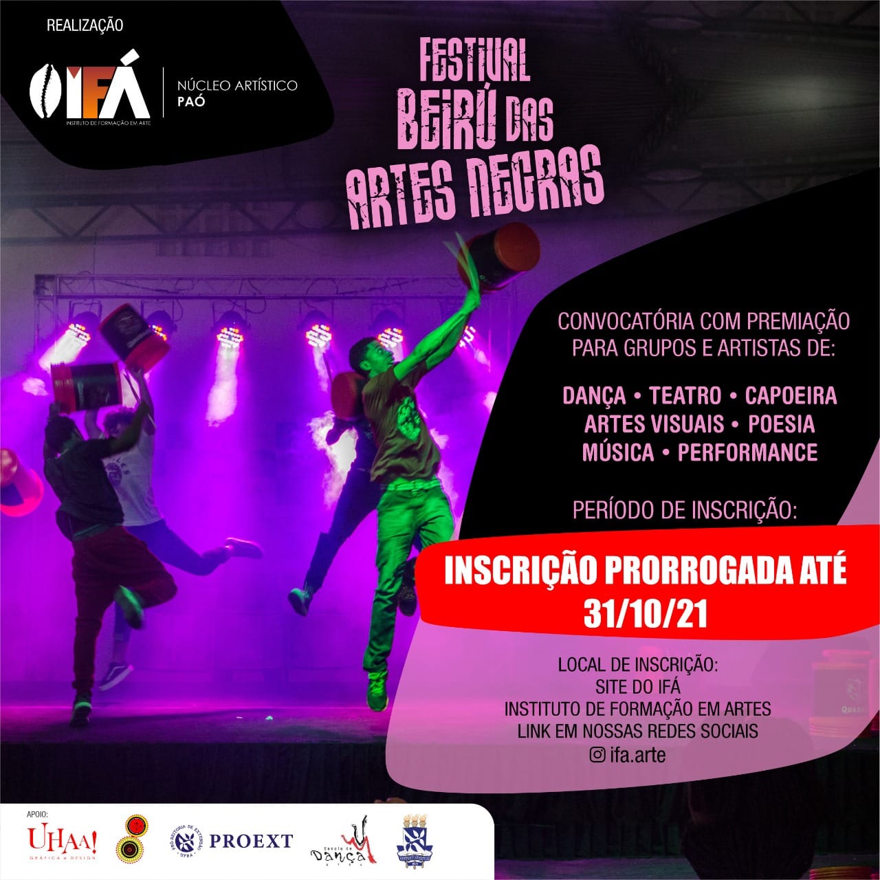 IFÁ promove Festival Beirú das Artes Negras Ano III em Novembro