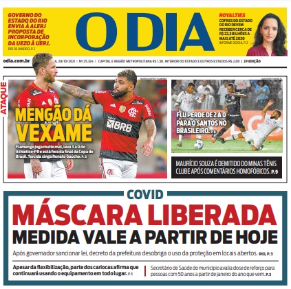 Leia o Jornal O Dia do dia 28.10.2021
