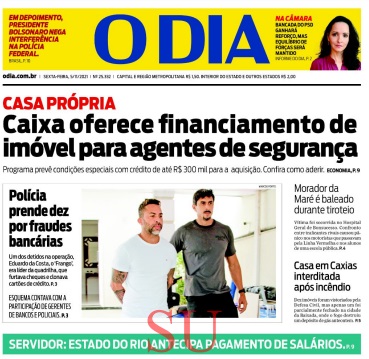 Leia o Jornal O Dia do dia 05.11.2021