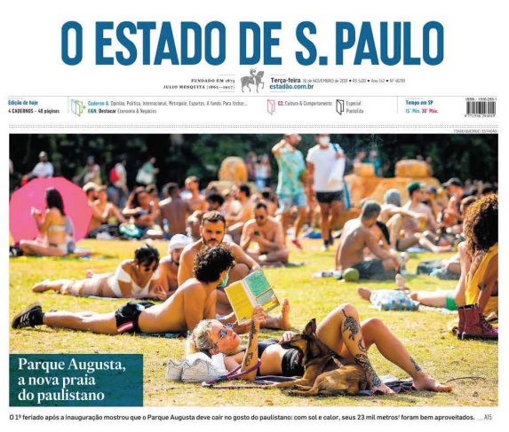 Leia o Jornal Estadão do dia 16.11.2021