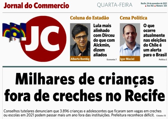 Leia o Jornal do Comércio do dia 24.11.2021
