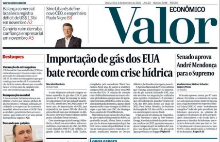 Leia o Jornal Valor Econômico do dia 02.12.2021