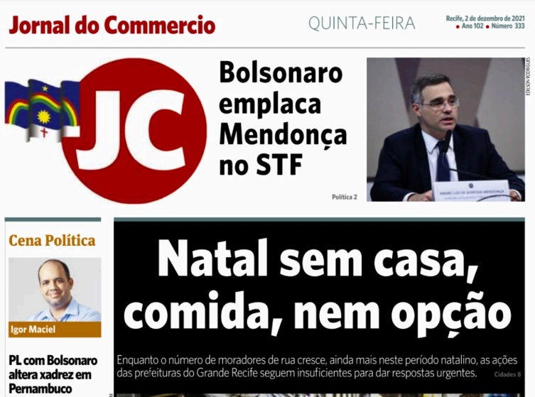 Leia o Jornal do Comércio do dia 02.12.2021