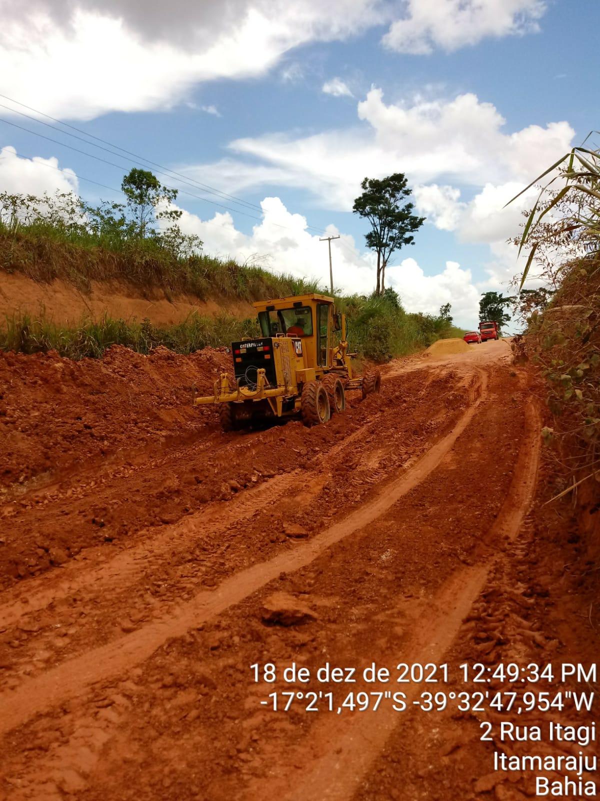 Seinfra realiza recuperação de desvio no KM 17 da BA-284, entre Itamaraju e Jucuruçu