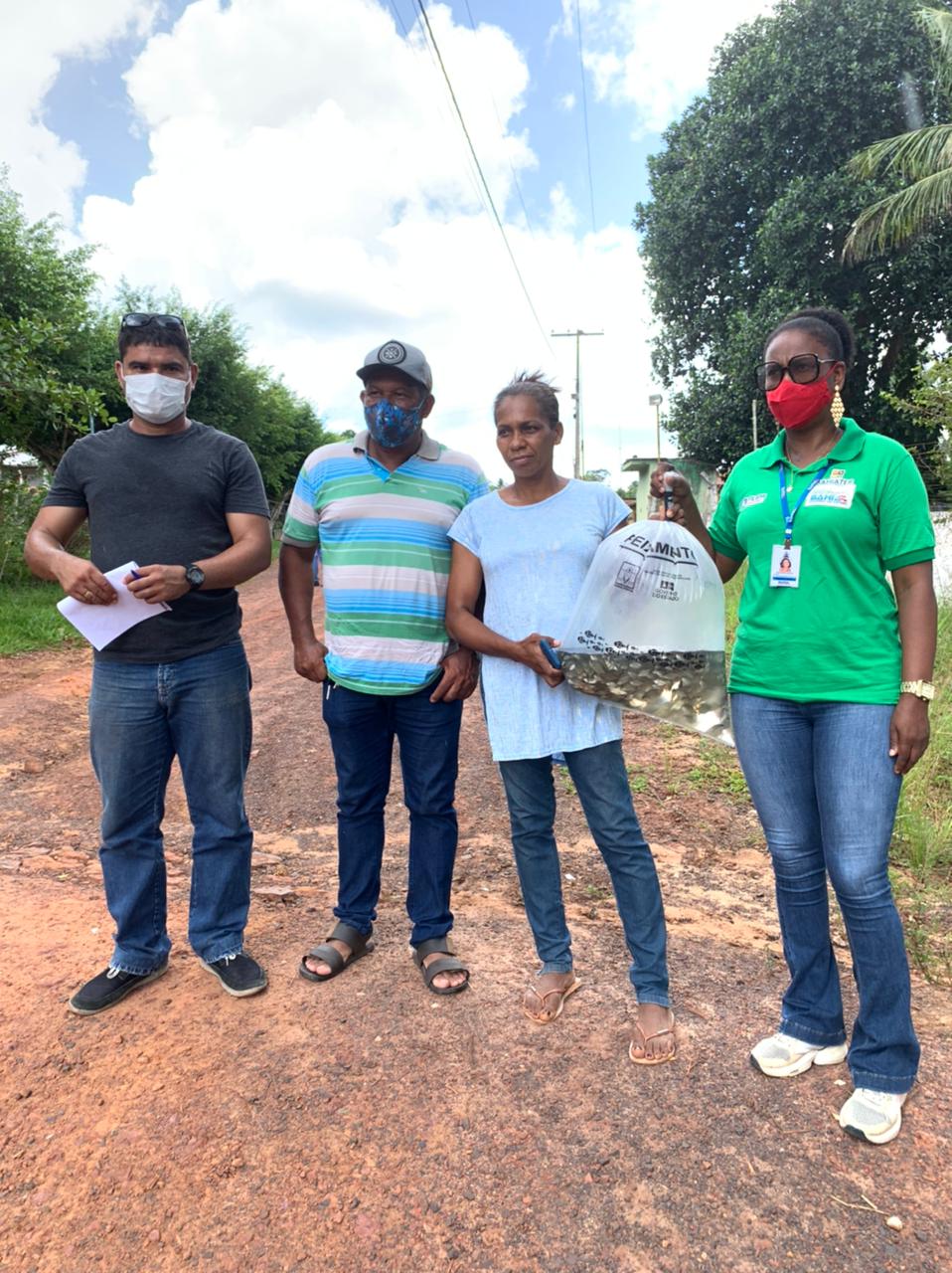 160 mil alevinos são distribuídos para agricultores e agricultoras familiares de municípios do Território Metropolitano de Salvador