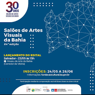 Funceb lança edital da 64ª edição dos Salões de Artes Visuais da Bahia