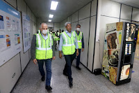 Ministro de Portos e Aeroportos e governador visitam estruturas do aeroporto de Salvador 