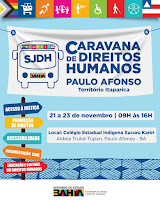 Comunidades indígenas de Paulo Afonso terão serviços da Caravana de Direitos Humanos de 21 a 23 de novembro