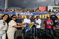 Governador acompanhou, na Arena Cajueiro, em Feira de Santana, o primeiro jogo do Campeonato Baiano 2024, transmitido pela TVE