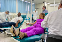 Secretários da Saúde e Justiça doam sangue e convocam a população: 
