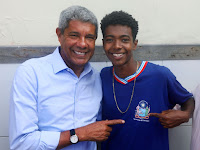 Na escola, começamos mais um capítulo da Nova Bahia Jerônimo Rodrigues, governador da Bahia