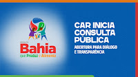 Diálogo Aberto: CAR inicia consulta pública do projeto Bahia que Produz e Alimenta