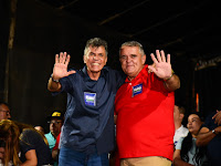 Lançamento da pré-candidatura de Kaká e Wilton foi um sucesso