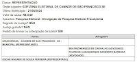 União Brasil tentou barrar pesquisa eleitoral em Canindé