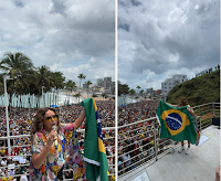 Com Daniela Mercury e Wagner Moura, ato contra a PEC da blindagem reúne milhares de pessoas em Salvador