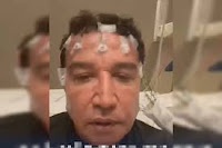 Magno Malta transforma hospital em ringue