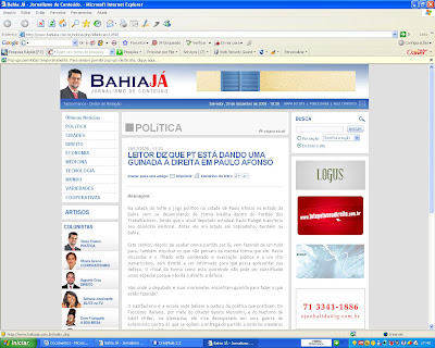 BLOG BAHIA JÁ REPERCUTE NOTÍCIA.