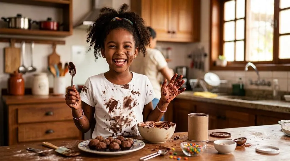 Dia do Chocolate e férias escolares: como remover manchas das brincadeiras das crianças