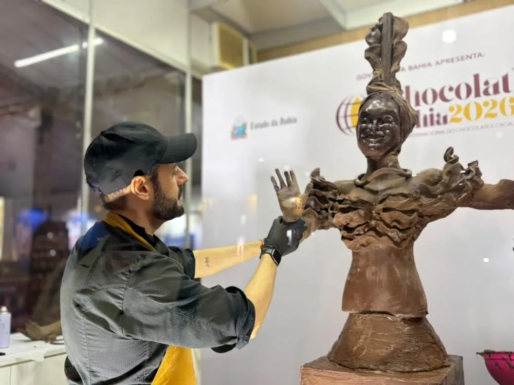 Feira de negócios, Cozinha Show, escultura de chocolate e atrações culturais: Chocolat Bahia inaugura edição histórica em Ilhéus