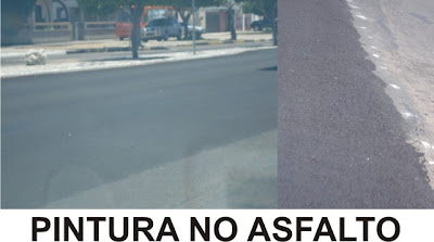 PREFEITURA DE PAULO AFONSO PINTA ASFALTO.