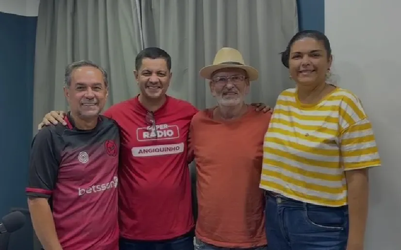 Dimas, Giuliano, Zé Ivaldo e Renata