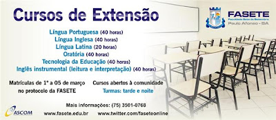Faça Fasete.