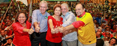 “Somos diferentes daqueles que só prometem”, afirmou Dilma, em Salvador.