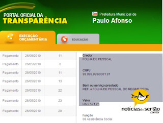 CÂMARA E PREFEITURA ESTÃO DESCUMPRINDO A LEI DA TRANSPARÊNCIA.