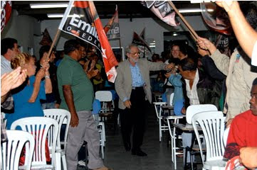 Coité vota em Emiliano deputado federal 1331.