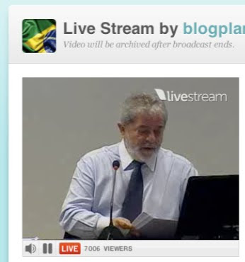 Lula fala com a blogosfera.