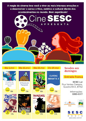 Cine Sesc Maio 2011.